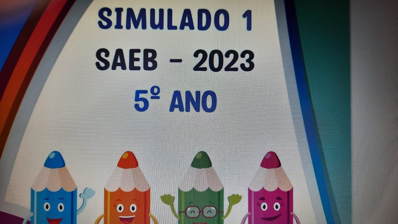 SIMULADO 1 - SAEB 2023 - PREF. DE CARATINGA - 4ª Série - 5º Ano do Ens. Fundamental
