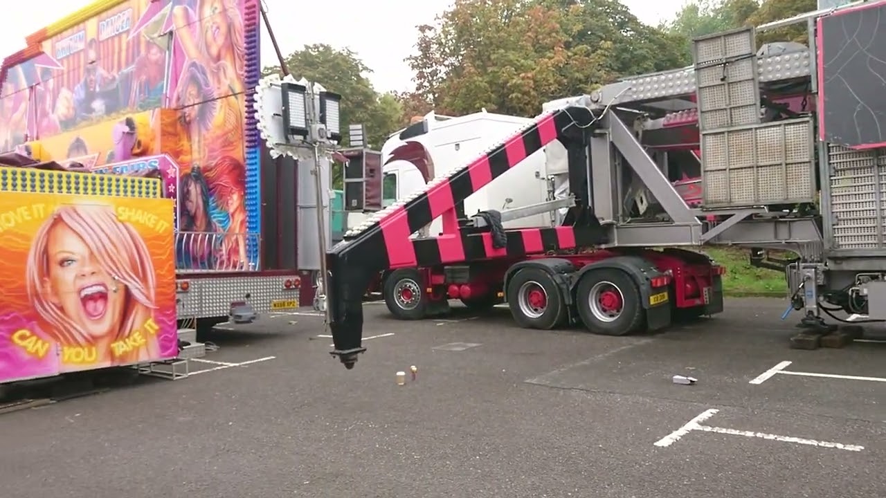 23rd September nottingham goose fair afternoon walk around & build up 2024