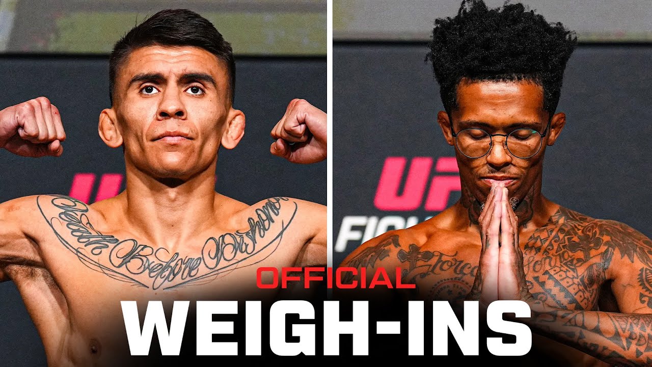 Bautista vs Oliveira Weigh-Ins | UFC Vegas 113