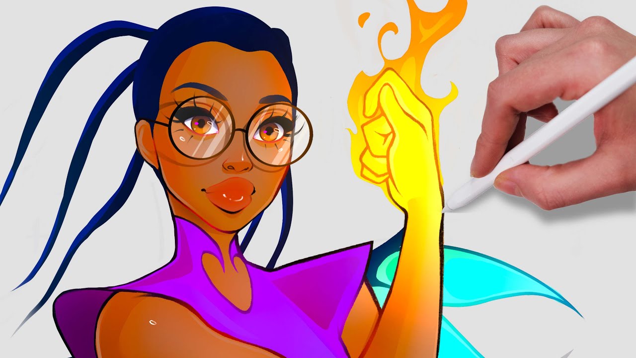 Drawing Taranee From W.I.T.C.H.