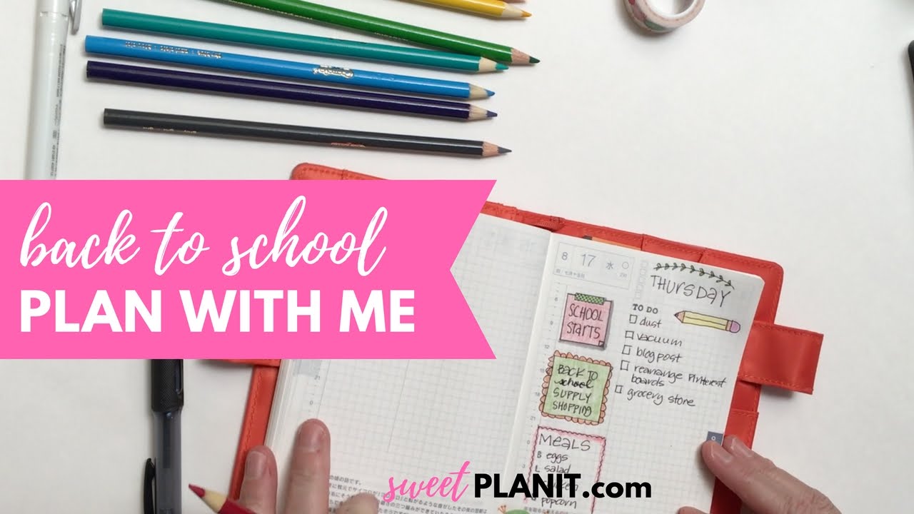 Plan with Me | Back to School