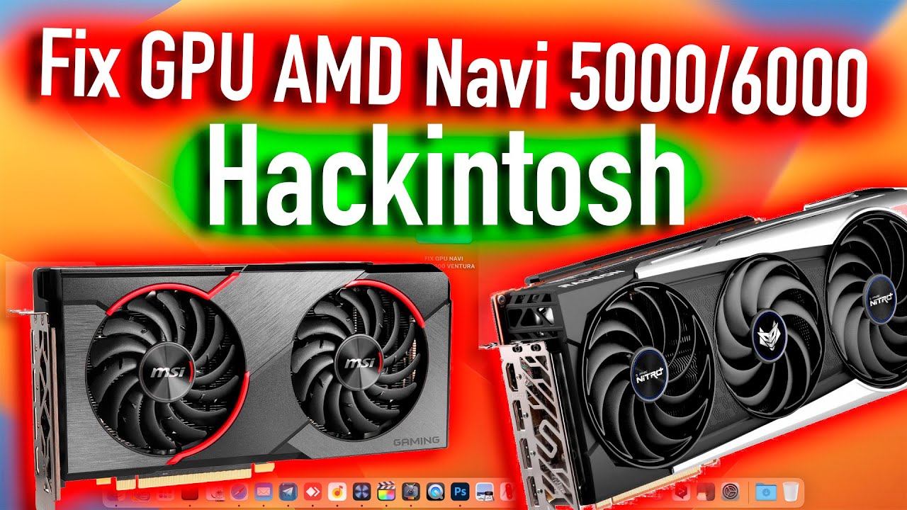 КАК ЗАВЕСТИ GPU NAVI 5000/6000 НА ИМЕННОЙ FRAMEBUFFER В HACKINTOSH?! - ALEXEY BORONENKOV | 4K