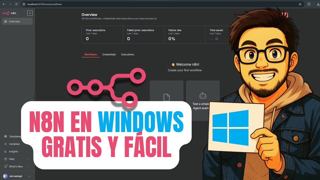 Cómo instalar n8n en Windows paso a paso con Docker 🐳💻