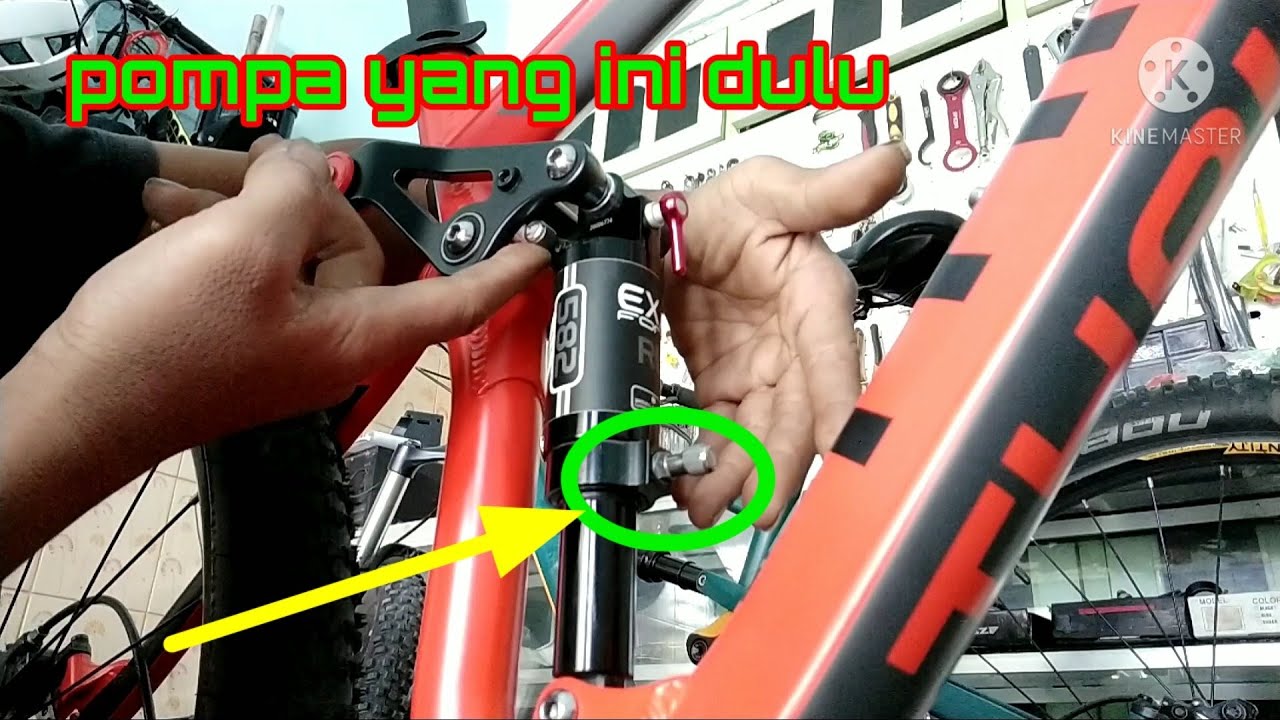 Thrill Fervent 2.0 tutorial setting rear shock EXA FORM biar pulen (cara pompa rearshock 2 pentil)