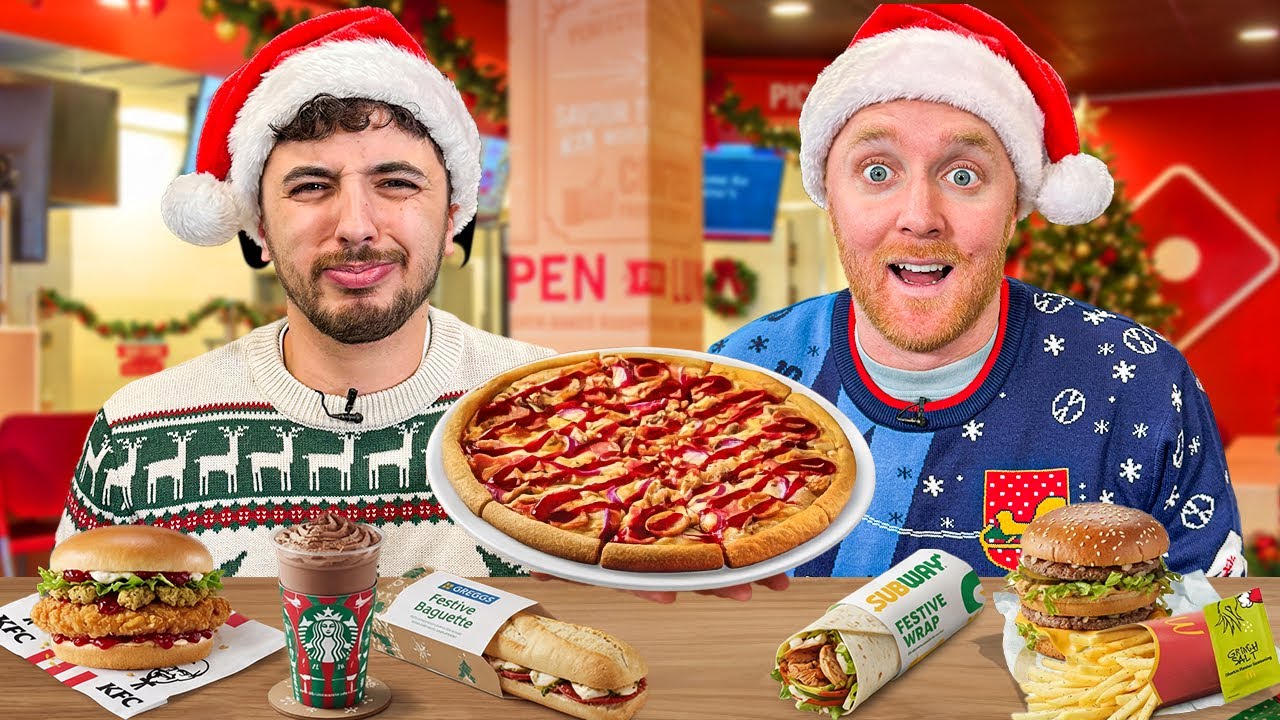 We Ranked Christmas Fast Foods! 