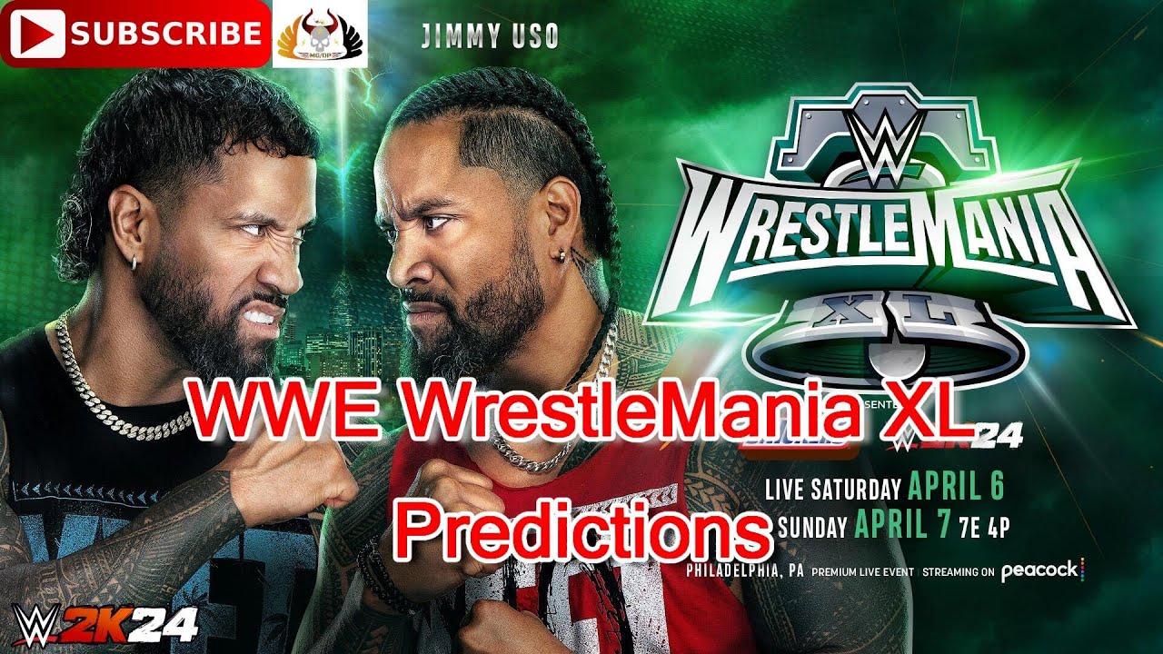 WWE WrestleMania XL Джей Усо против Джимми Усо (Брат против Брата) Прогнозы WWE 2K24