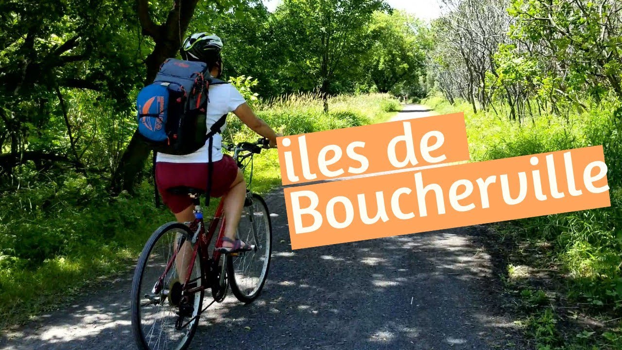PARC NATIONAL DES ÎLES DE BOUCHERVILLE en vélo [ Vlog ]