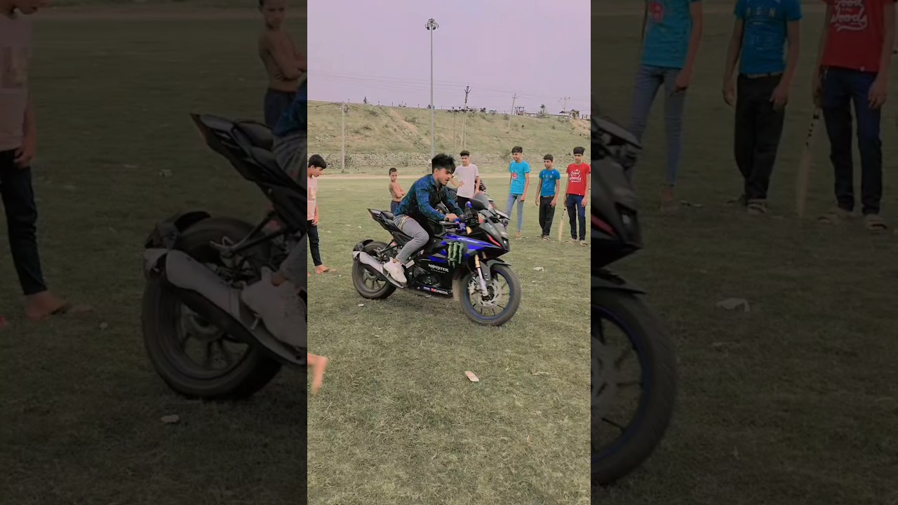 r15m tyre rol 🔥 public reactions 😱 || shorts #viralshorts #bike #rider #short