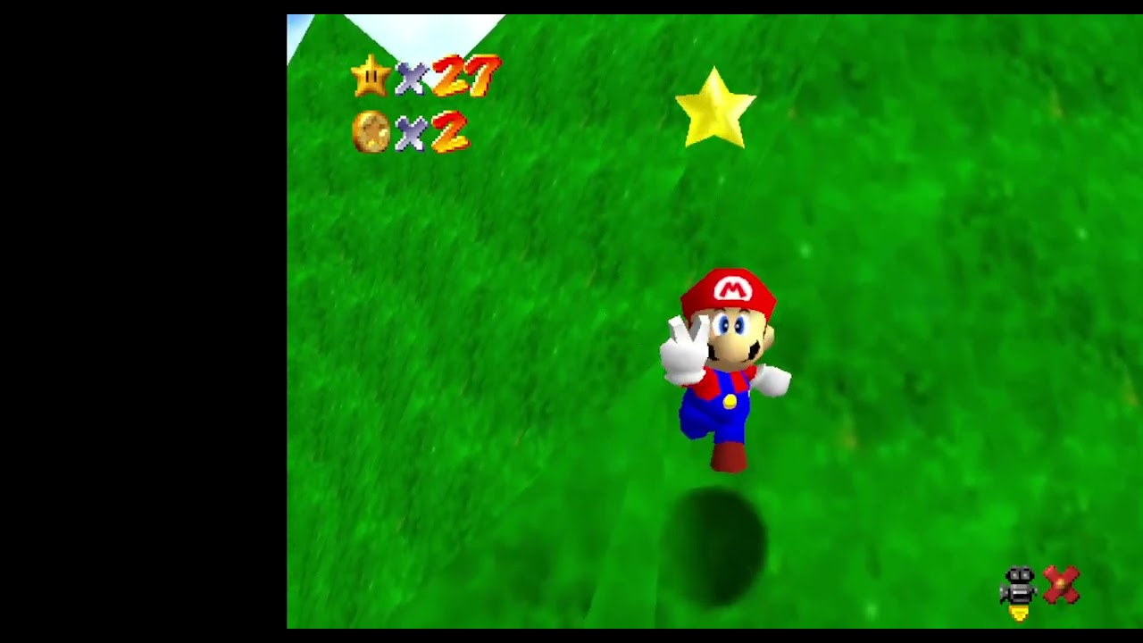 Super Mario 74 A Button Challenge: Tower of the East Star 5 in 0.5 A Presses