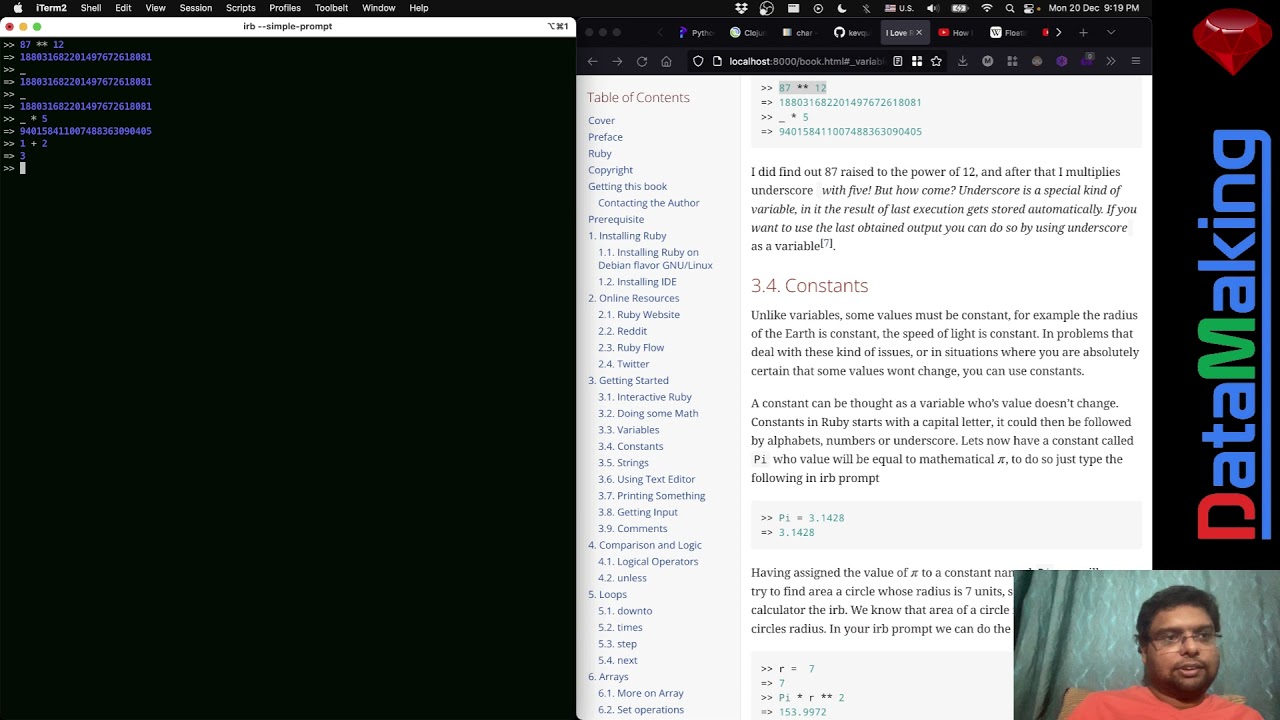Variables and Strings in Ruby