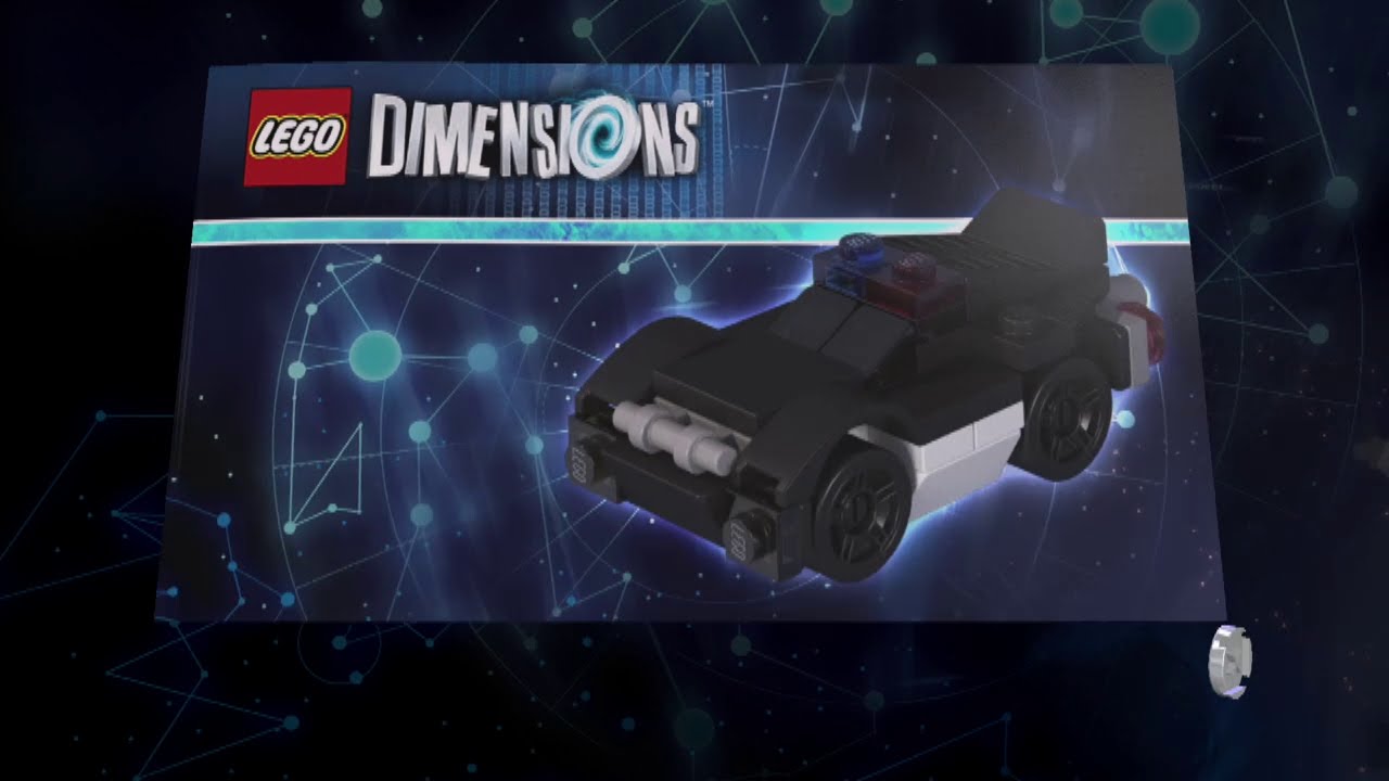 Lego Dimensions Bad Cop Vehicle Instructions - Police Car, Aerial Squad Car, Missile Striker