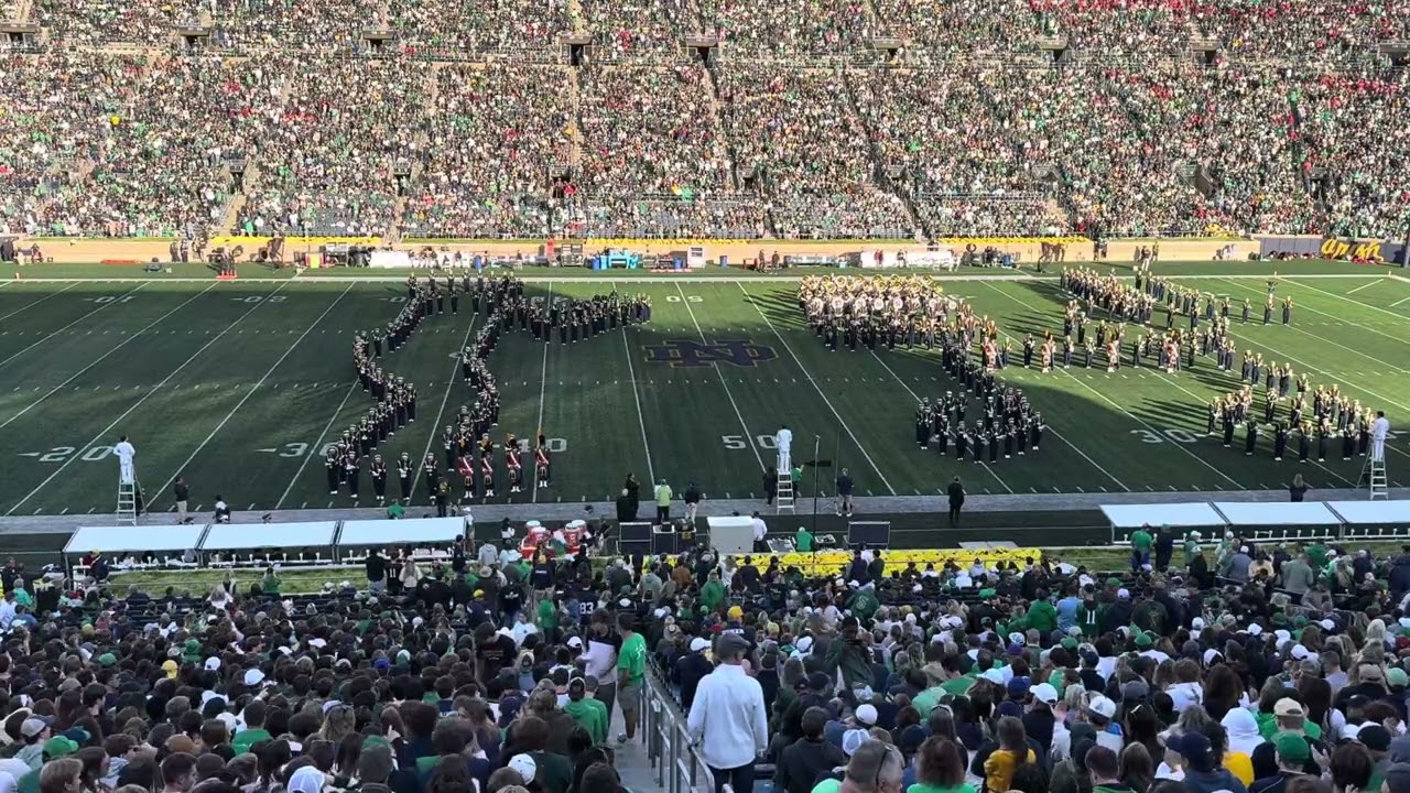 Band of the Fighting Irish - Notre Dame vs NC State - Halftime Show, 10/11/2025
