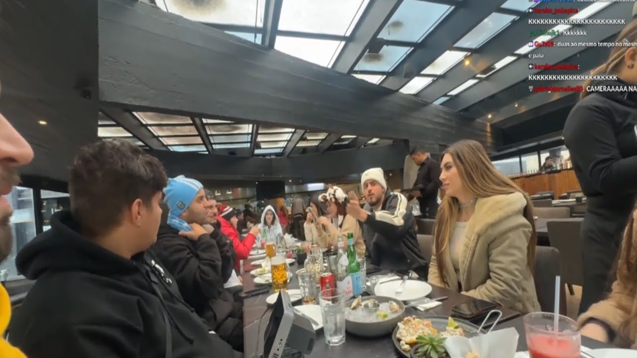 JON VLOGS, BDJ E AS MULHERES RESENHA NO RESTAURANTE NO CHILE!