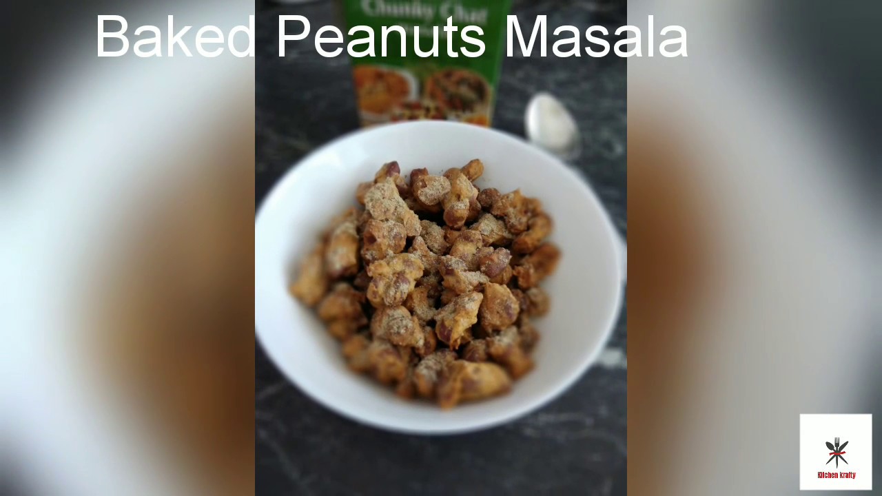 Masala Peanuts | Baked Peanuts masala| Oil free peanuts masala