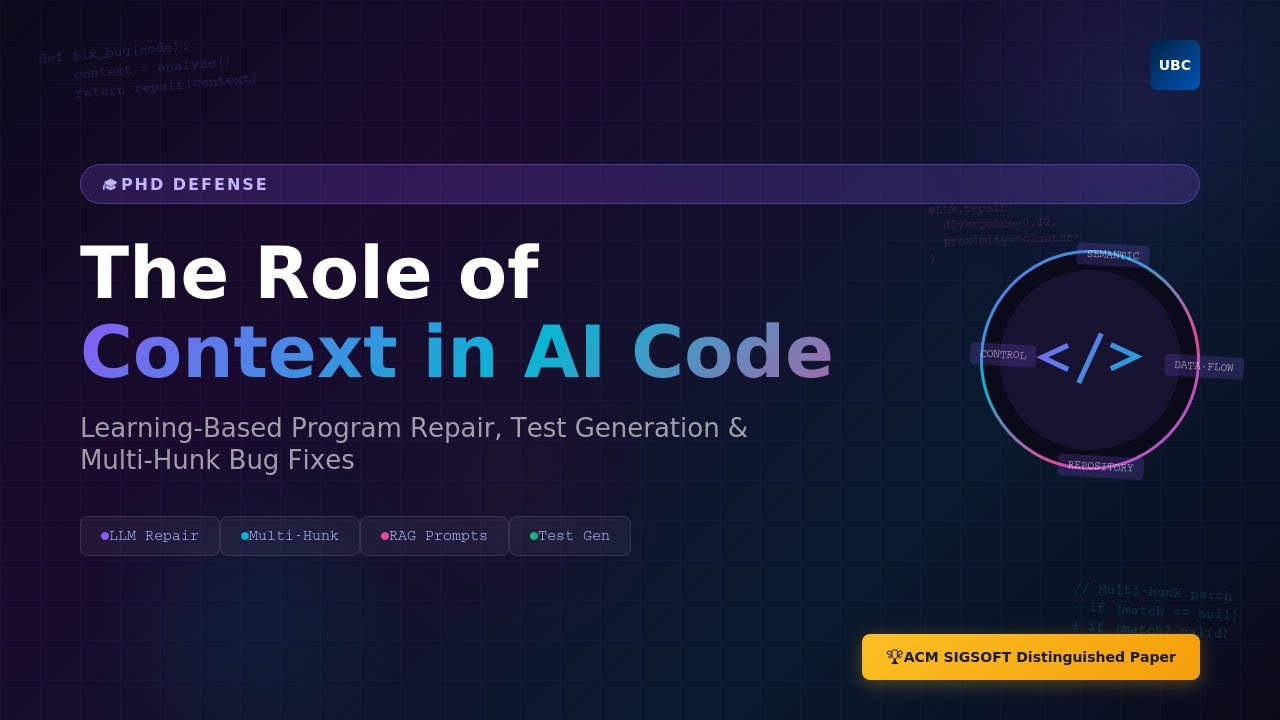 Role of Context in Learning-Based Source Code Tasks - V2