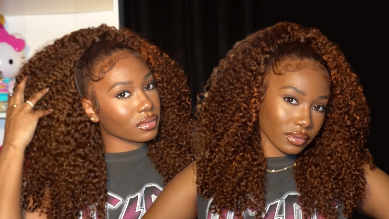 NO HEAT, NO LEAVE OUT! Curly Half-Up Half-Down Hairstyle for Summer| ft curlsqueen
