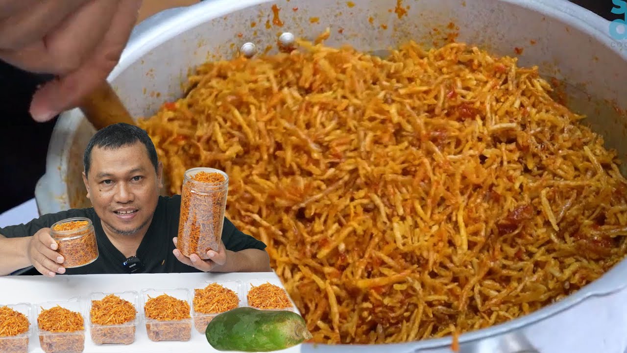 Cerdas ! Diluar kemampuan manusia biasa, merubah pepaya muda jadi makanan mahal