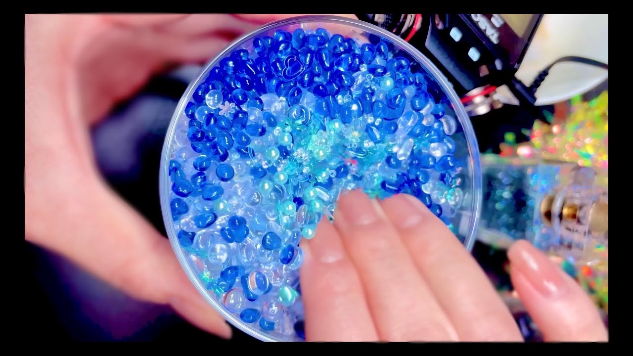 キラキラカラカラ✨ビーズ調合作業音ASMR５選【notalking】