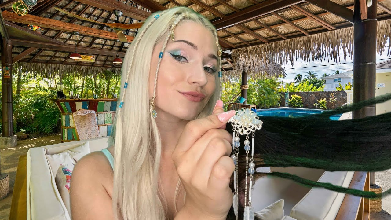 ASMR Toxic Influencer Does Your Hair at a Pool Party (Roleplay, Personal Attention)