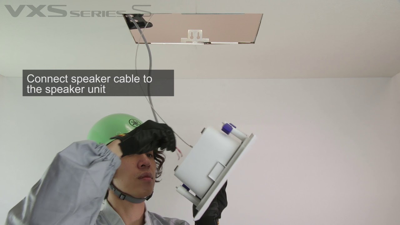 Yamaha CIS Speaker Quick installation guide VXS3S