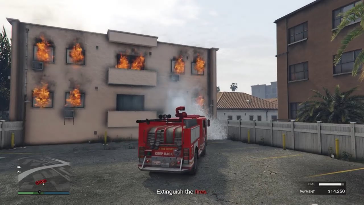 Grand Theft Auto car delivery and firefight
