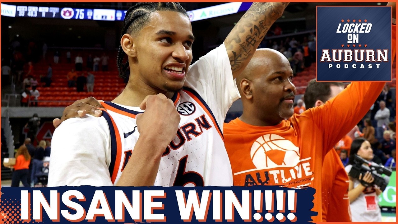 OMG: Auburn Basketball STUNS Kentucky, EPIC FINISH!!!!