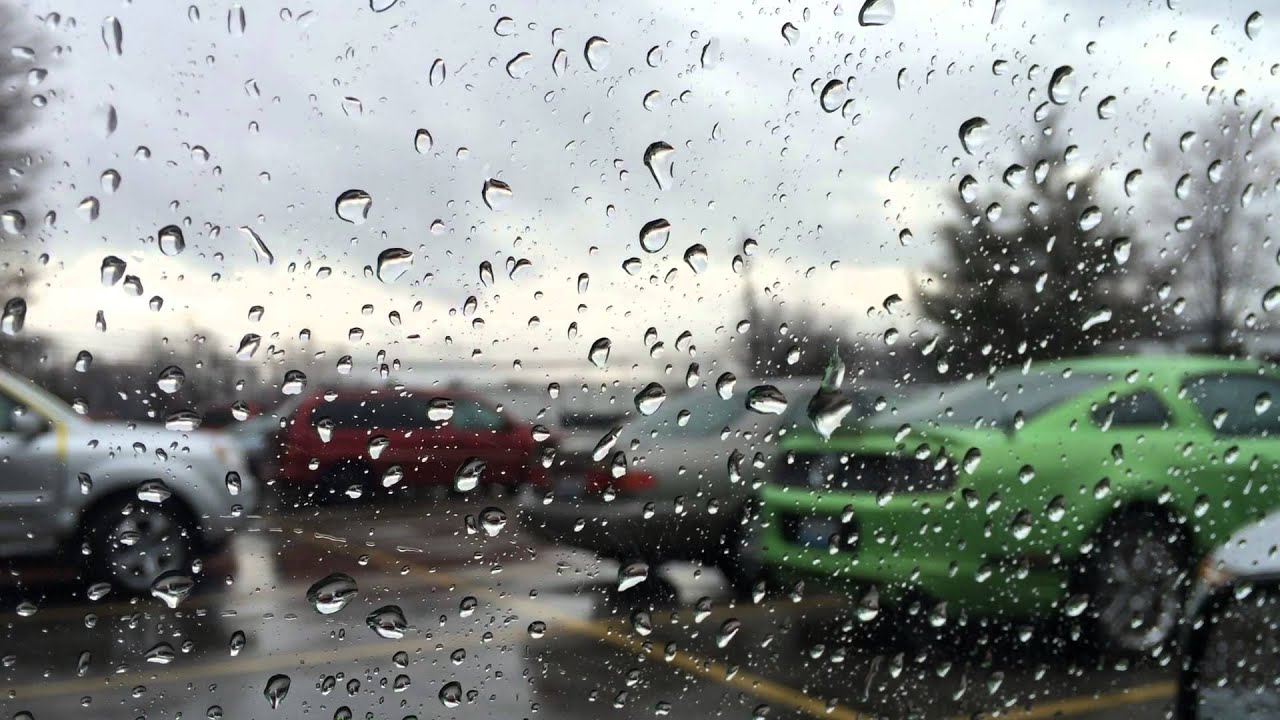 Rain storm, Outside my car window. - Iphone 5s Quality Test.