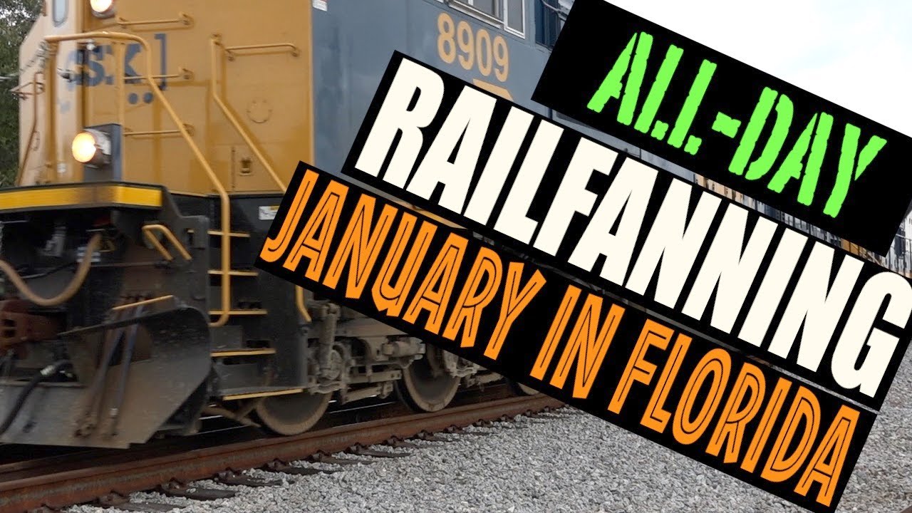 All-Day Railfanning: January In Florida