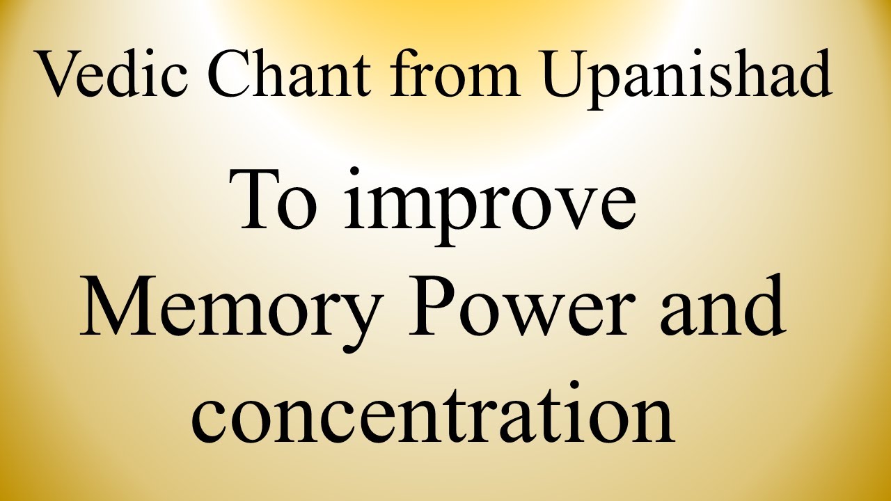 Improve MEMORY Power & Concentration | Vedic Chant | Vyaahruti Homa Mantra | Sri K. Suresh