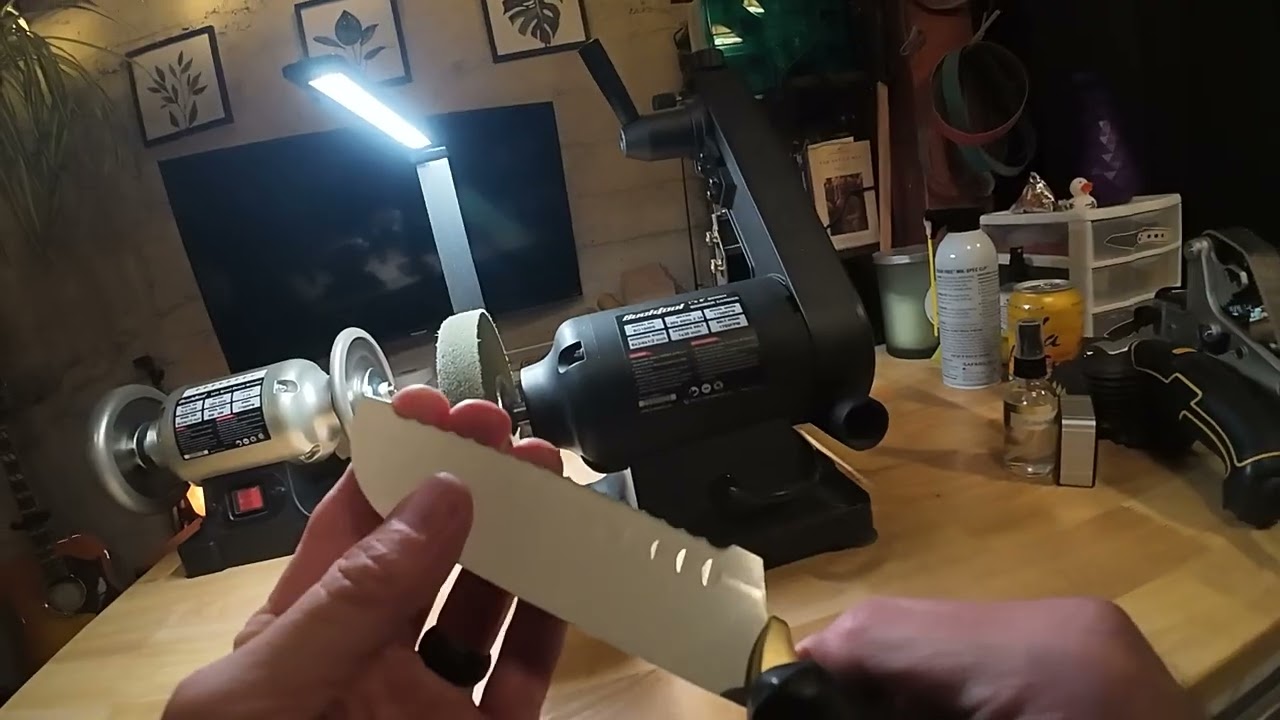 The process I use for serrated knives!