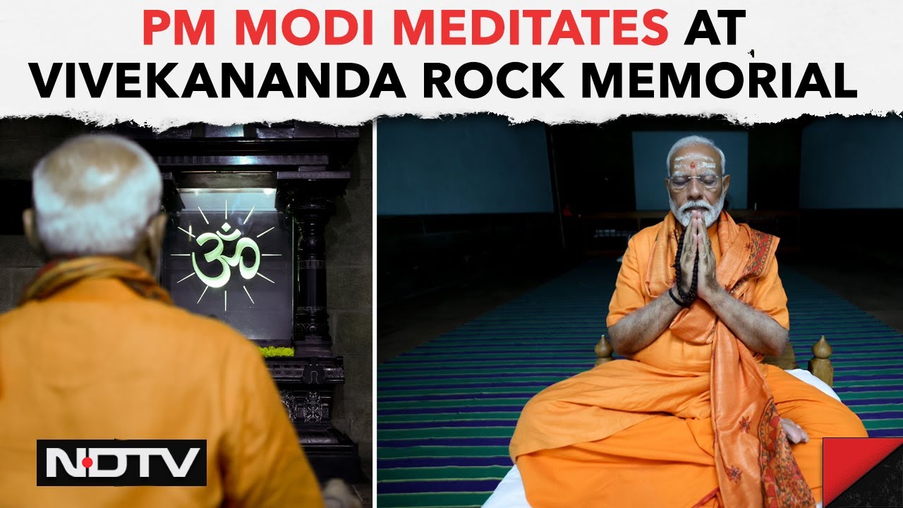 PM Modi News Today | PM Modi Meditates At Vivekananda Rock Memorial