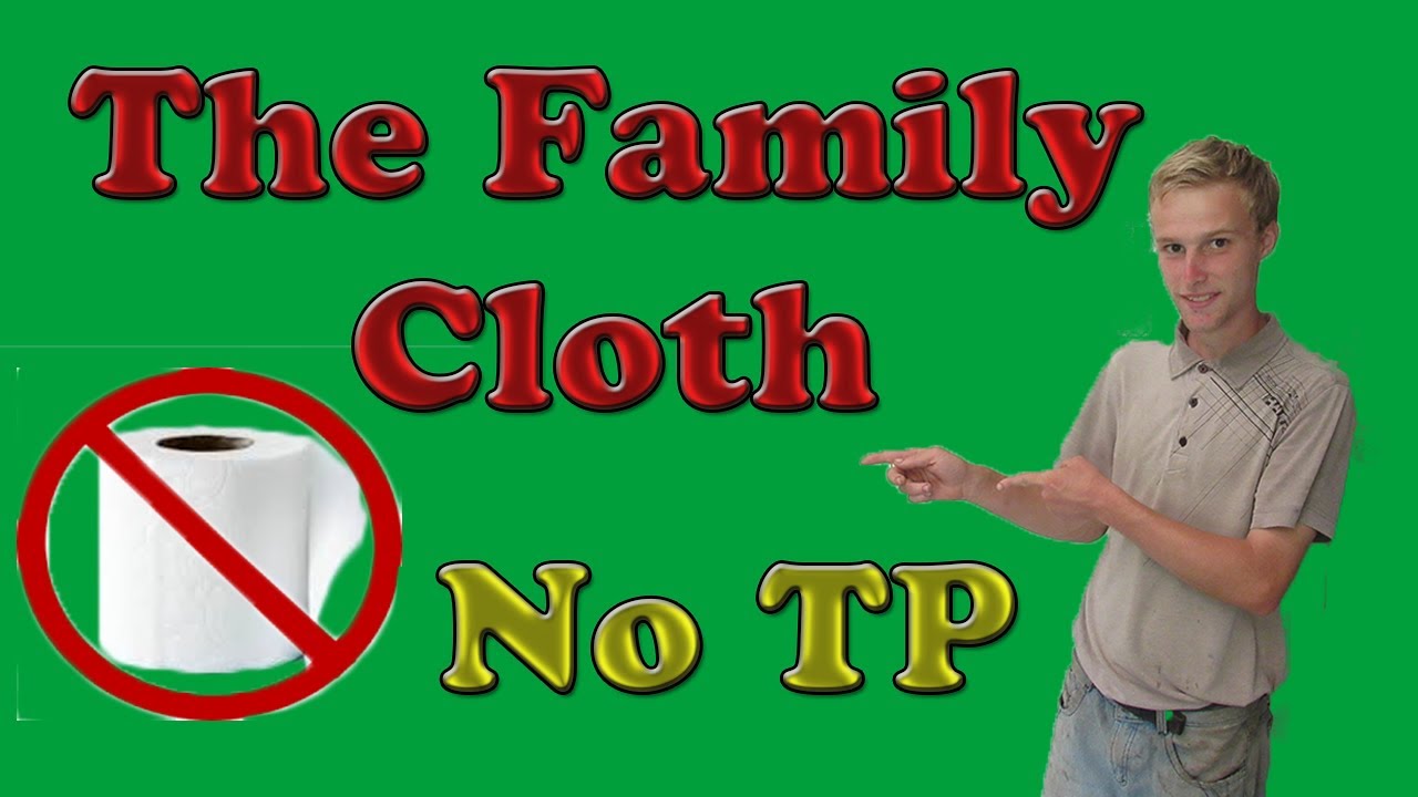 The Family Cloth (From A Guys Perspective) Don't Use Toilet Paper/ Reusable Toilet Paper/ No TP!