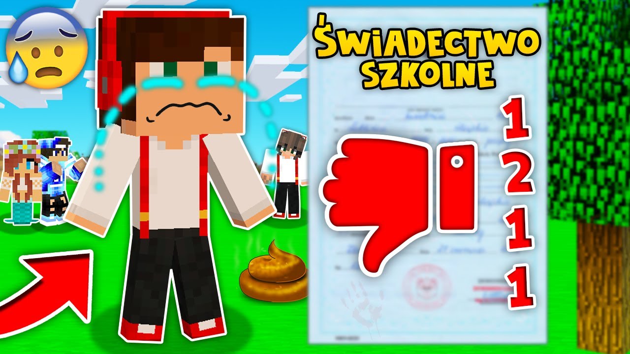GPLAY NIE ZDAJE DO NASTĘPNEJ KLASY W MINECRAFT?! GPLAY & LUMI