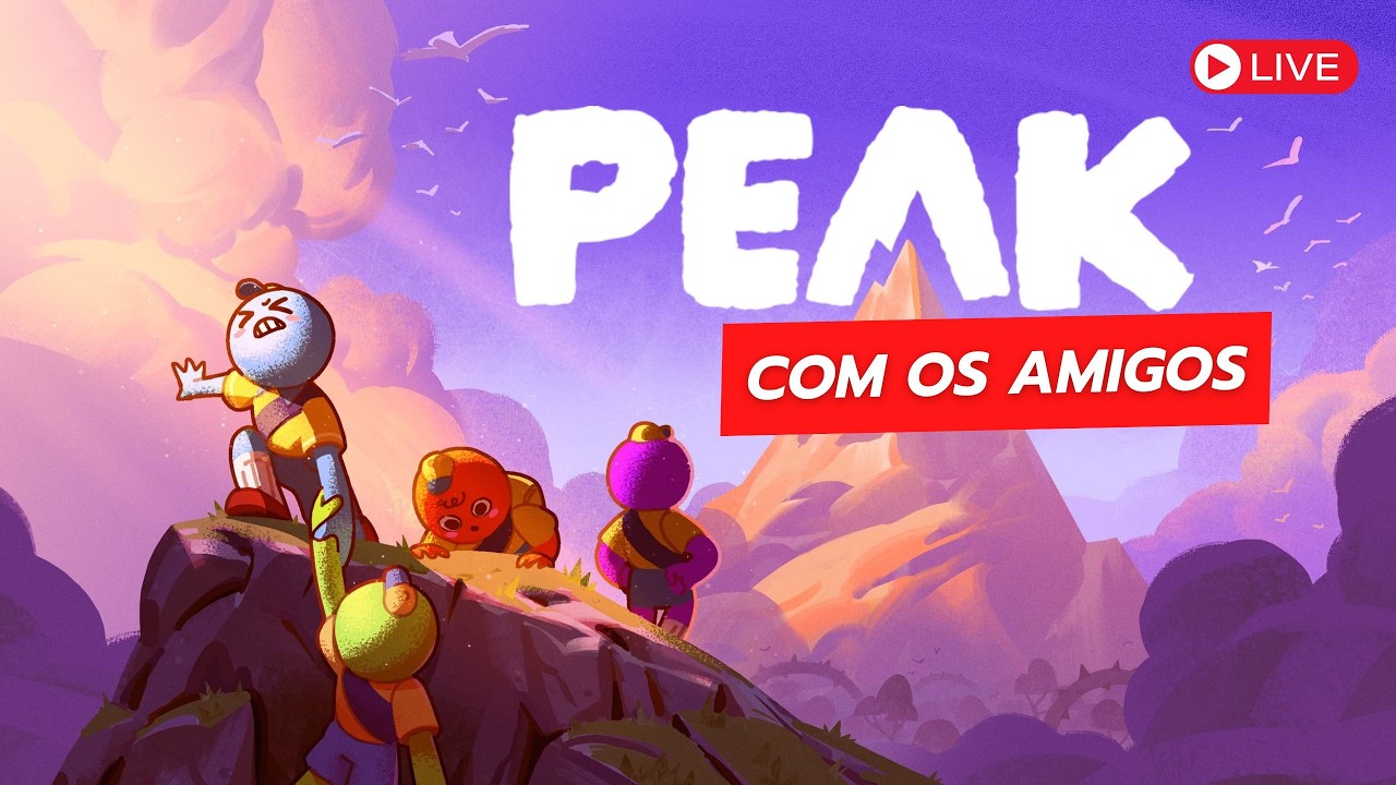 PEAK AO VIVO 🏔️ Escalando com os Amigos | Gameplay Coop e Caos Total