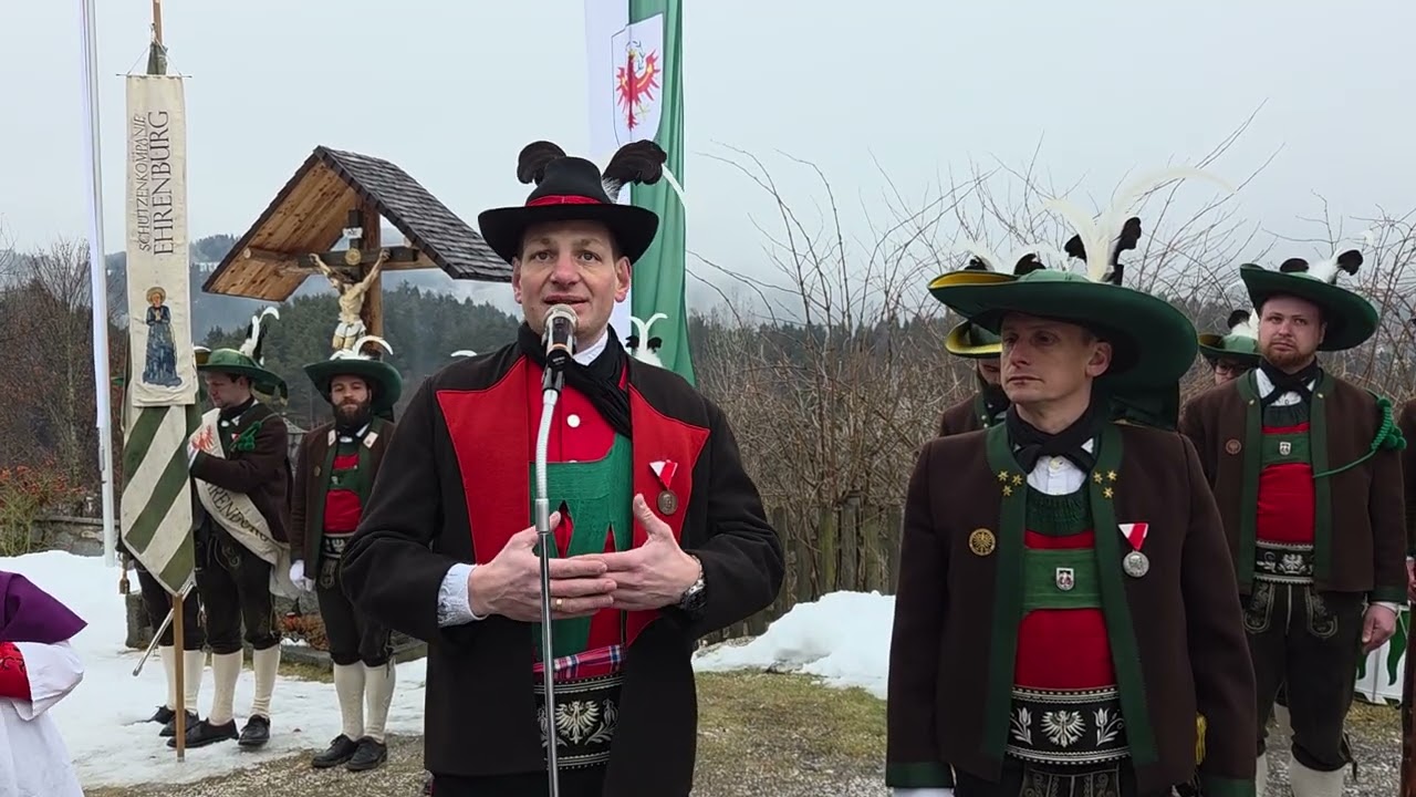 Andreas-Hofer-Feier 2026 in Ehrenburg - Helmut Taber Gedenkredner