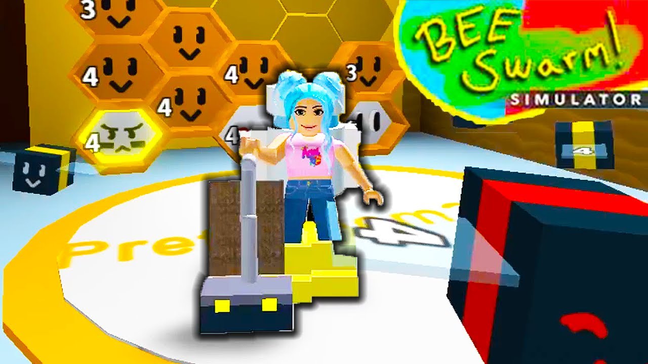ASMR 🎮 BEE SWARM SIMULATOR 🍬 Gum Chewing + Whispers 👄