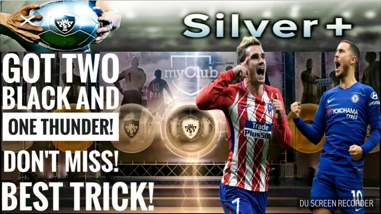 thunder black ball trick for silver+ agent( works best) || pes mobile 18