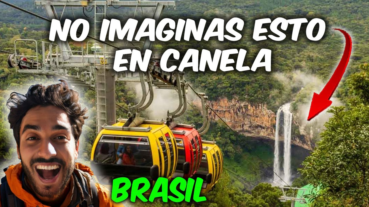 🇧🇷 Bondinhos Aéreos y su INCREIBLE cascada en CANELA