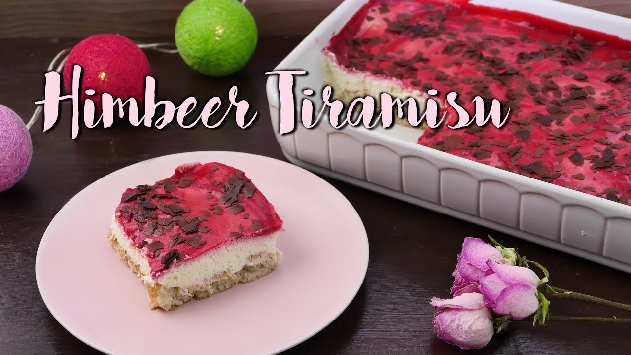 HIMBEER TIRAMISU REZEPT | einfach & schnell selbst gemacht [mit oder ohne Alkohol möglich]