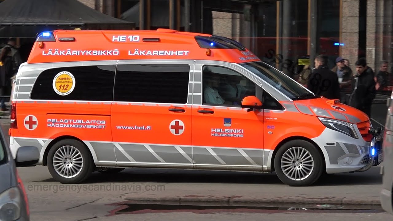 Emergency doctor Helsinki HE10 + Ambulance HE1316 [FI | 4.2018]