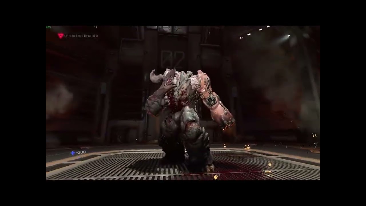 cyberdemon gets touched by lore accurate bfg