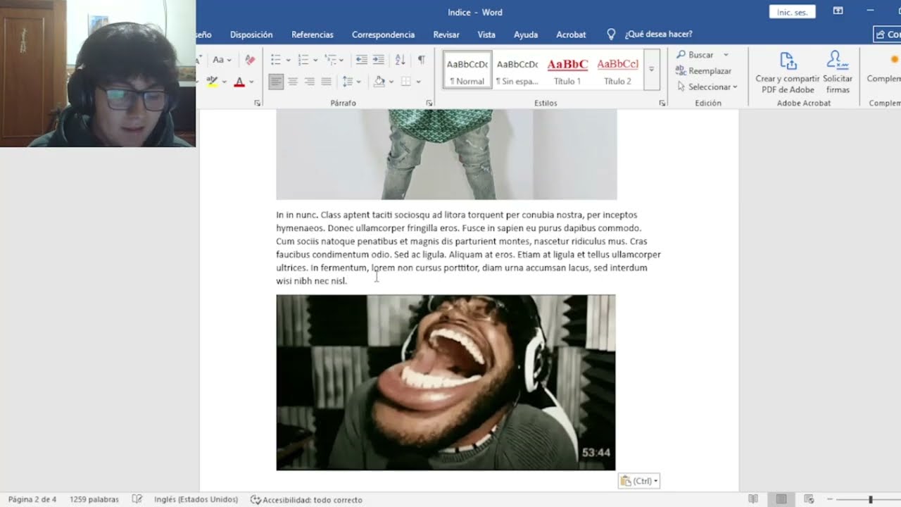 Video Tutorial de Índices en Word