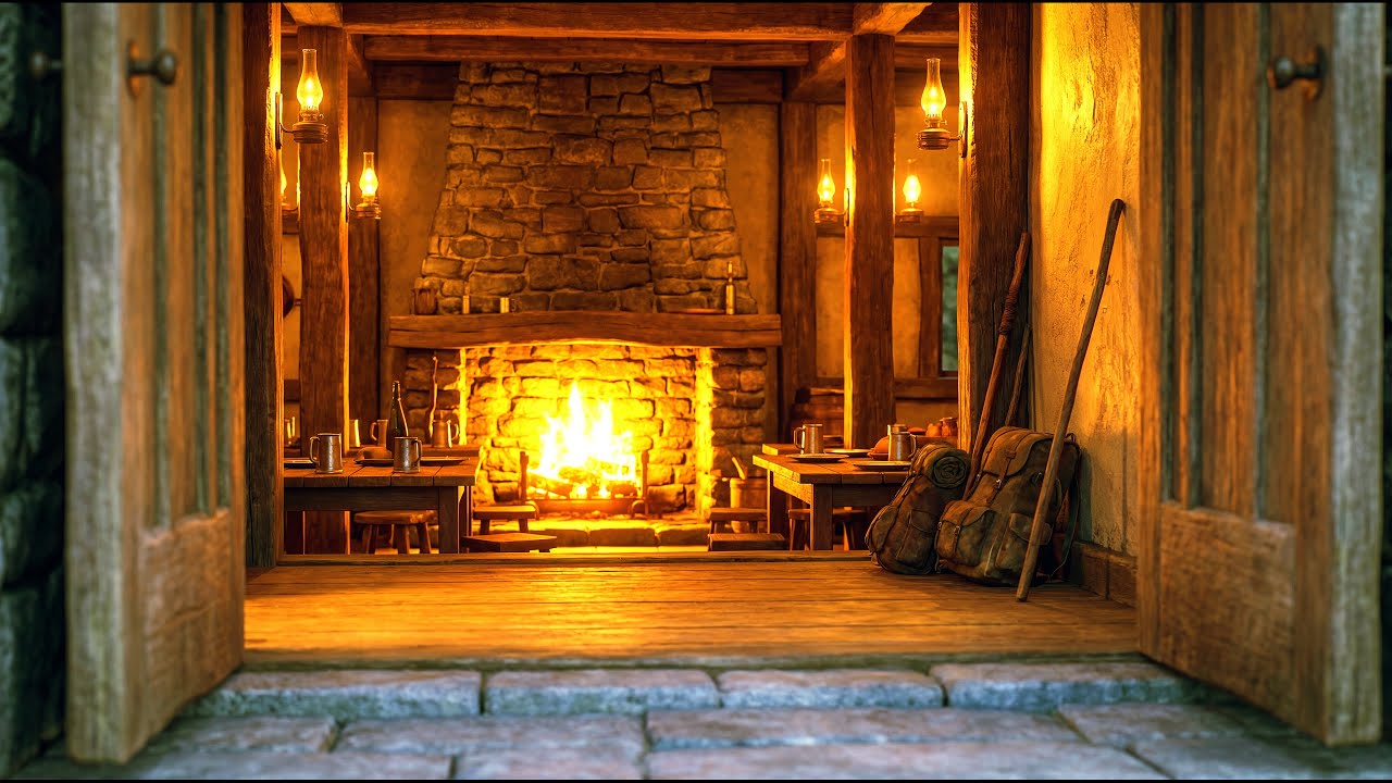 LOTR | Homey Tavern Ambience — 24/7 Live | Meditate & Focus