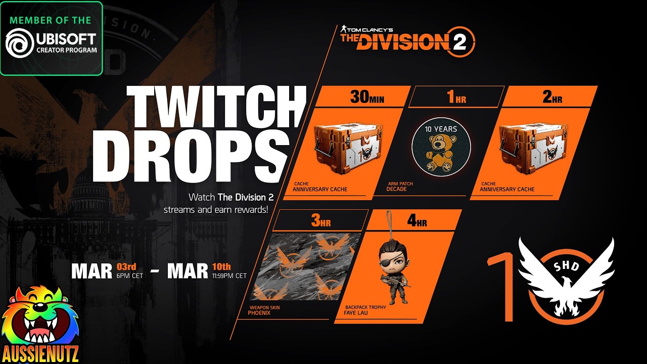 10 years of The Division anniversary! #thedivision2 #aussienutz