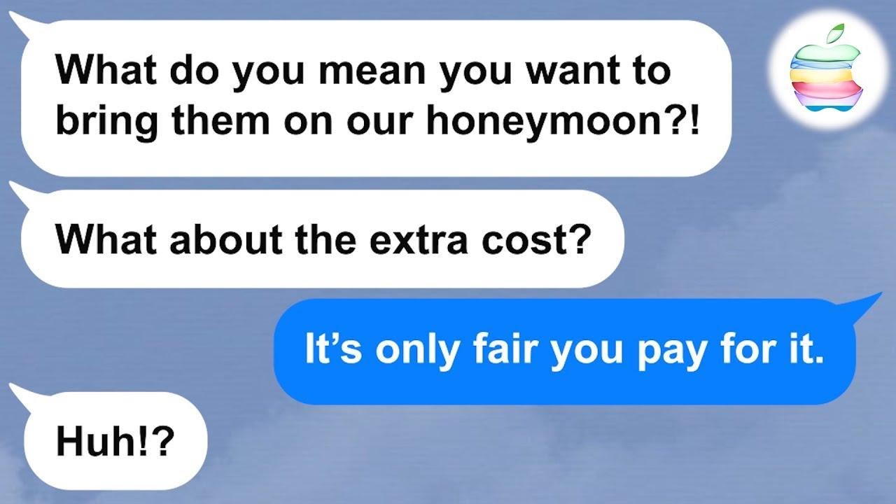 【Apple】My parents-in-law want to come along on our honeymoon and expect me to pay for them!!