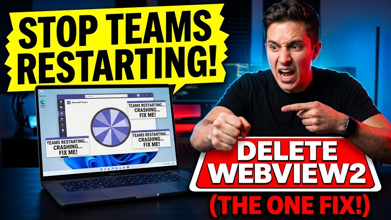 Teams Freezing and Restarting? Try This First Delete Webview2