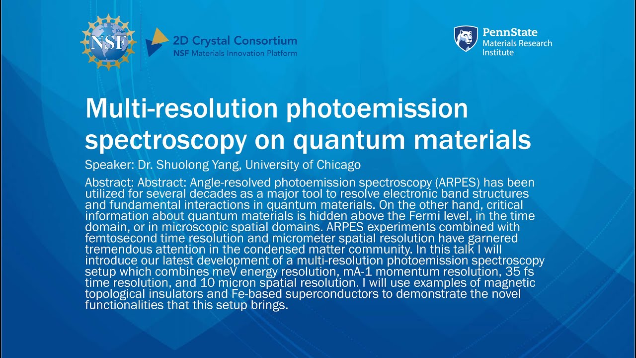 Multi-resolution photoemission spectroscopy on quantum materials