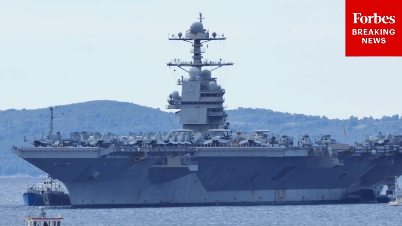 US Carrier Gerald R. Ford Arrives In Croatia's Red Sea As Part Of Ongoing US-Israeli Strikes On Iran