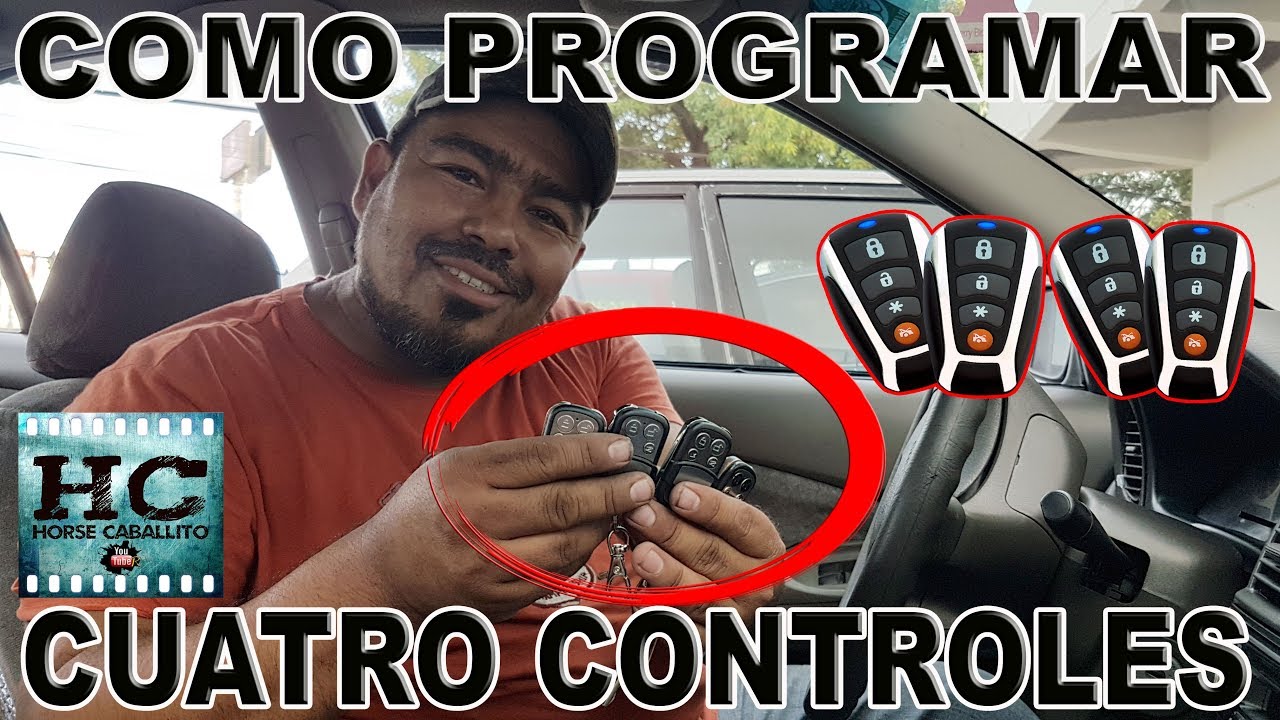 como programarle cuatro controles a la alarma de mi carro