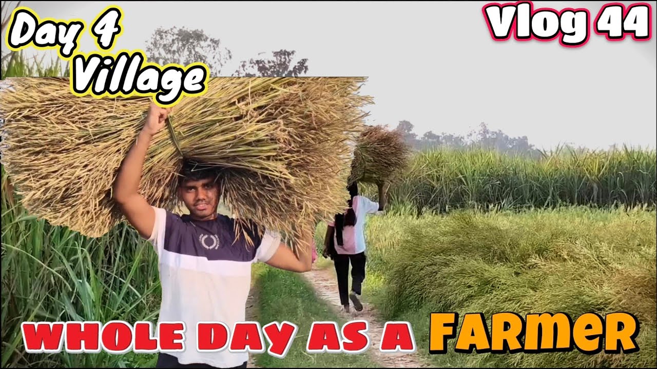 I spent the whole day as a farmer 🥲